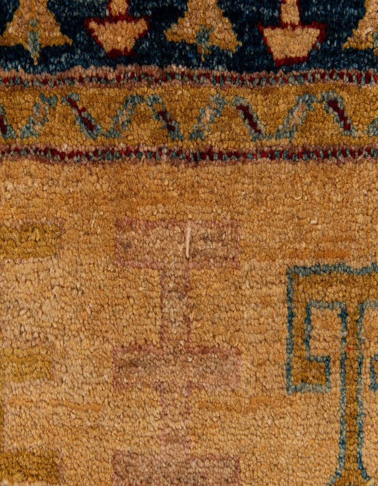 Detail image of 3' 4 x 5' 1  Hand Knotted Ziegler Wool Rug