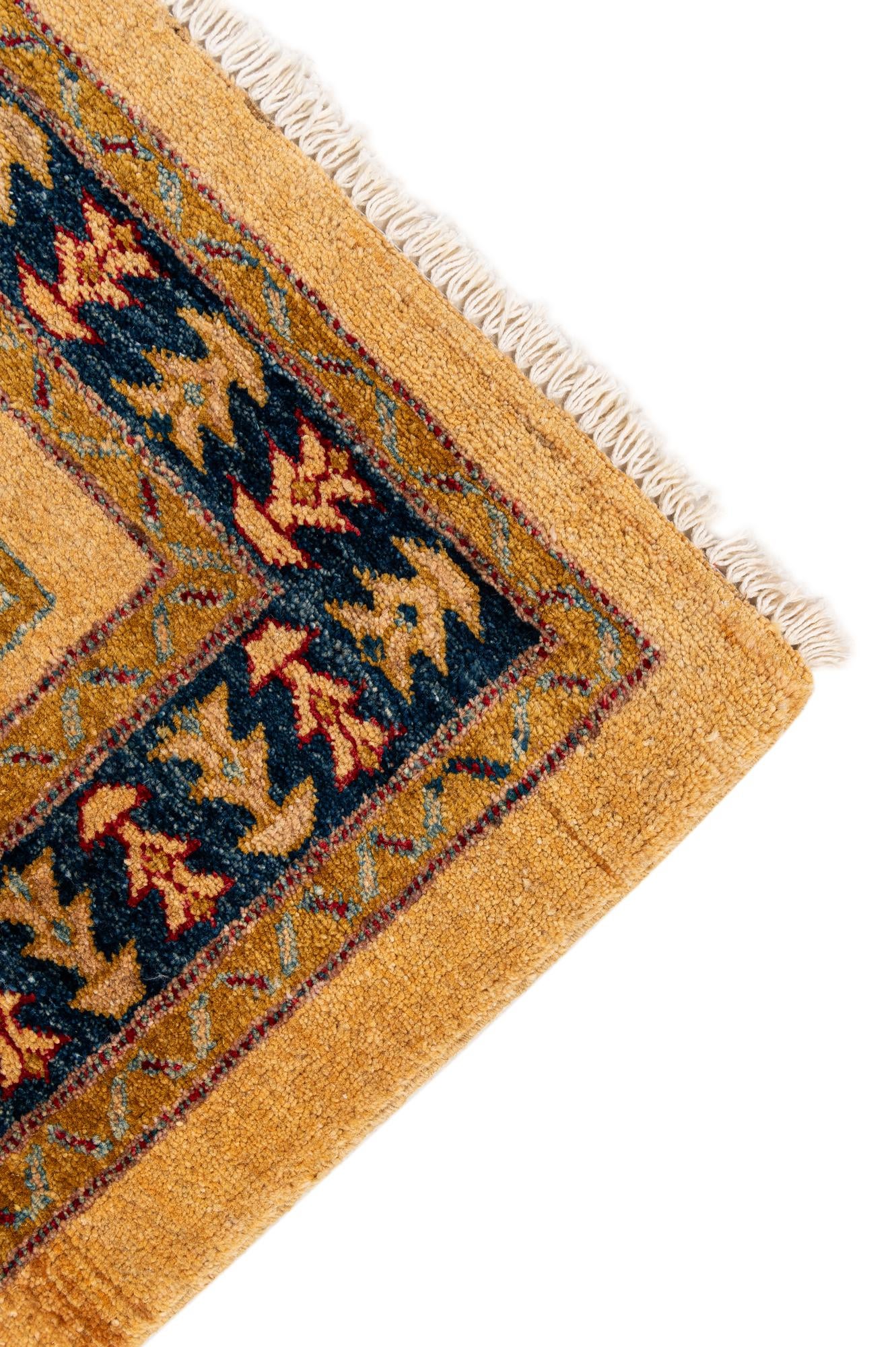 3' 4 x 5' 1 Hand Knotted Ziegler Wool Rug