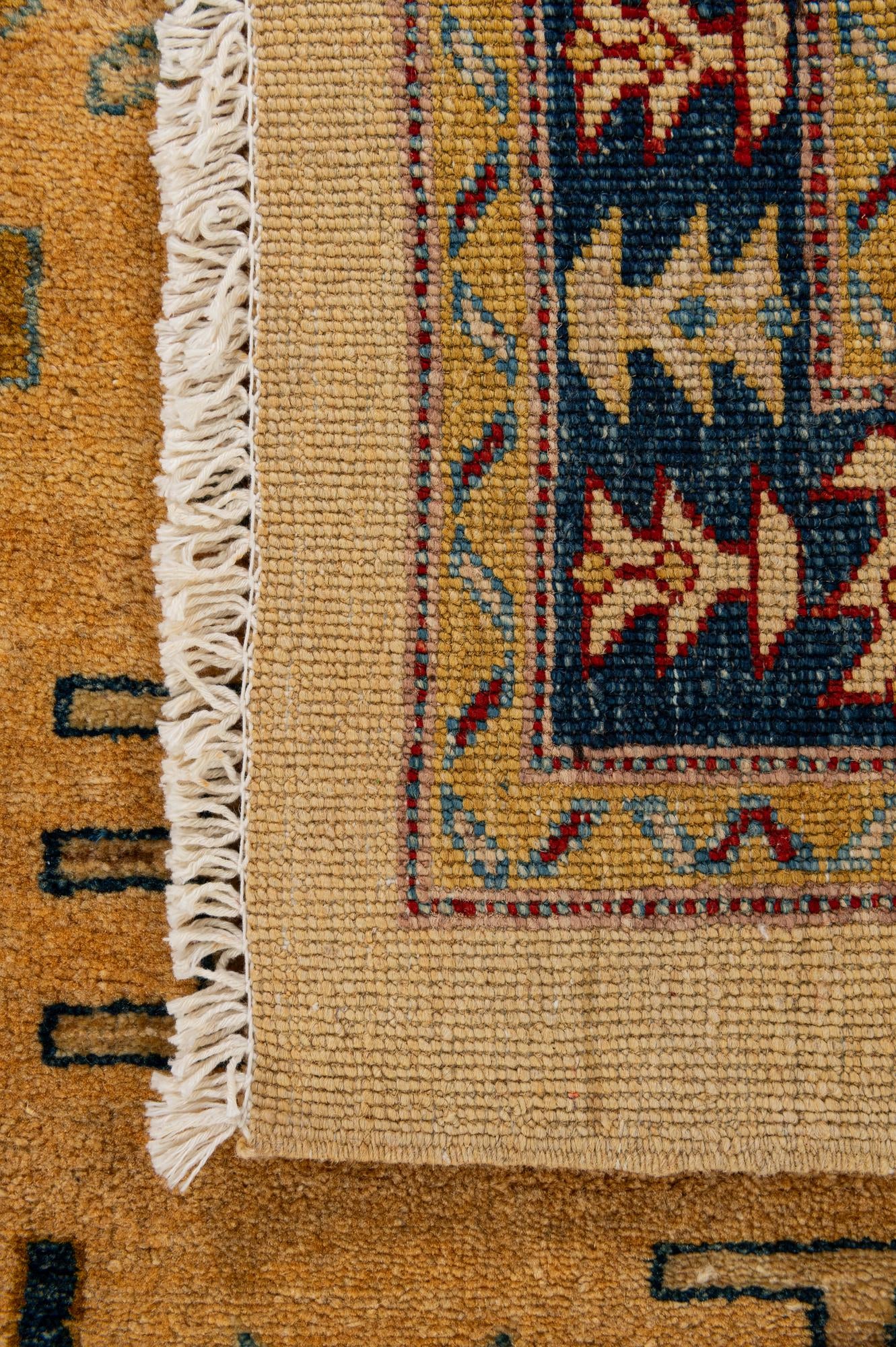 3' 4 x 4' 8 Hand Knotted Ziegler Wool Rug
