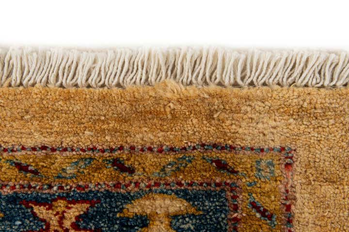 3' 4 x 4' 8 Hand Knotted Ziegler Wool Rug