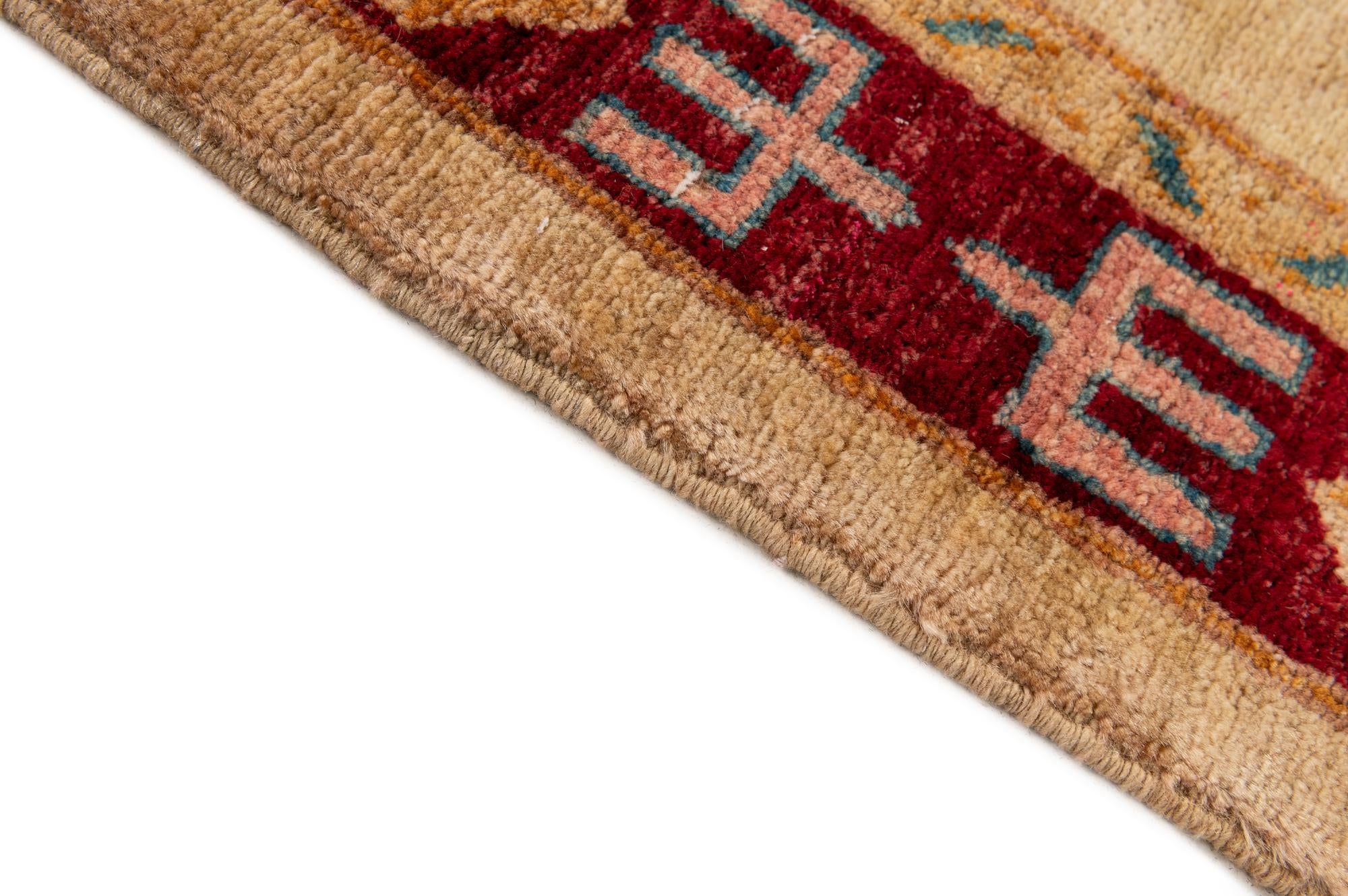 3' 3 x 5' 3 Hand Knotted Ziegler Wool Rug