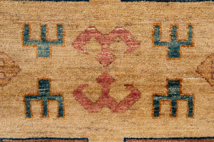 3' 3 x 5' 3 Hand Knotted Ziegler Wool Rug