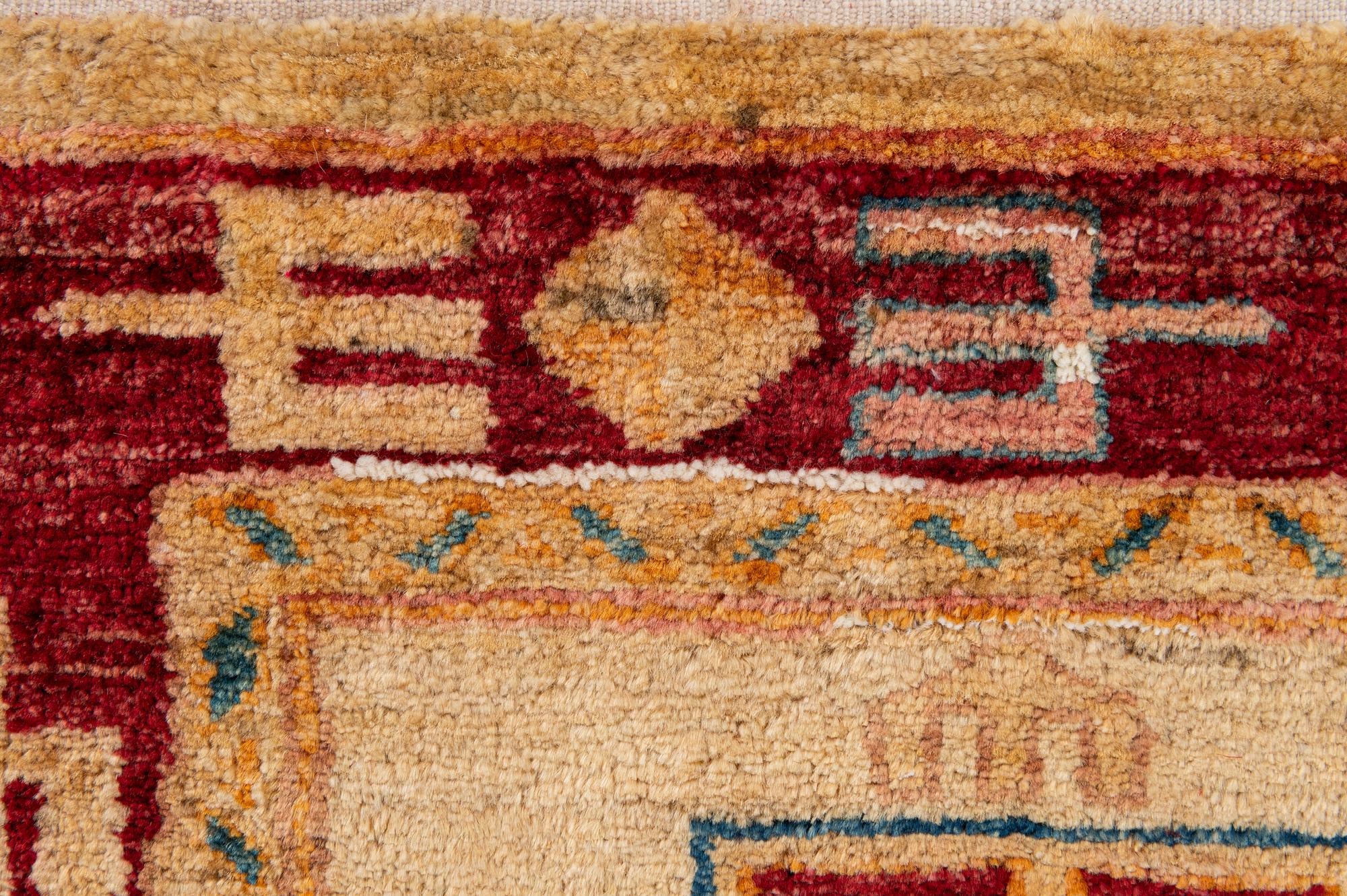 3' 3 x 5' 3 Hand Knotted Ziegler Wool Rug