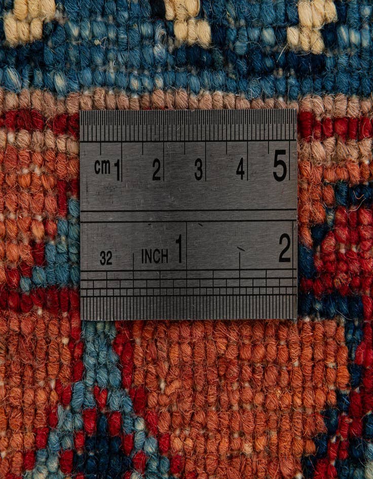 Detail image of 3' 5 x 4' 11  Hand Knotted Ziegler Wool Rug