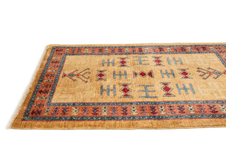 3' 5 x 4' 11 Hand Knotted Ziegler Wool Rug