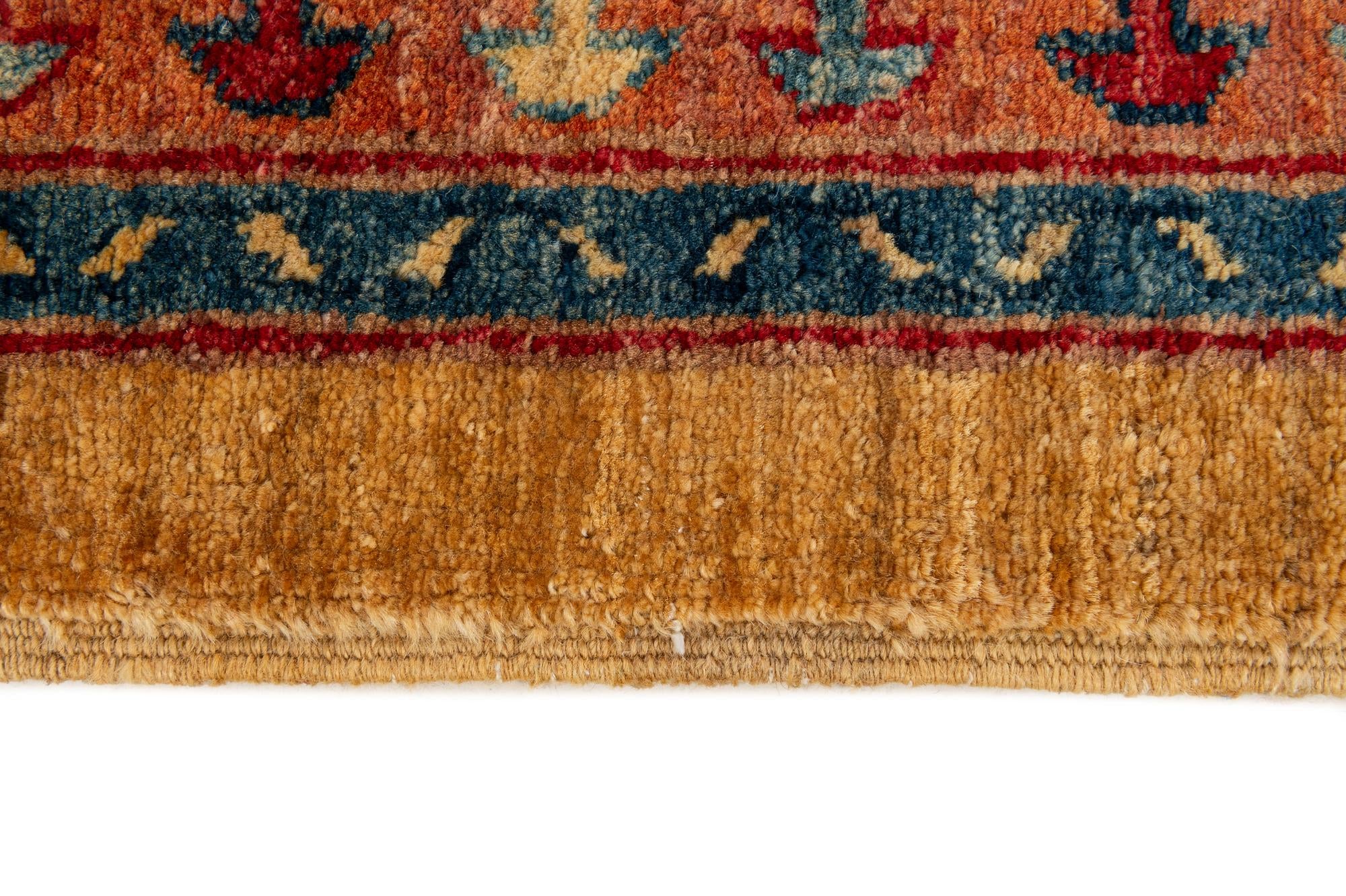 3' 5 x 4' 11 Hand Knotted Ziegler Wool Rug