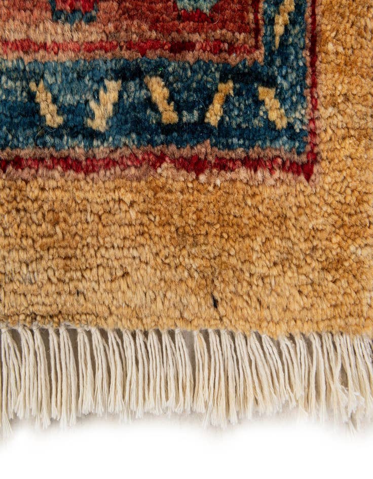 Detail image of 3' 5 x 4' 11  Hand Knotted Ziegler Wool Rug
