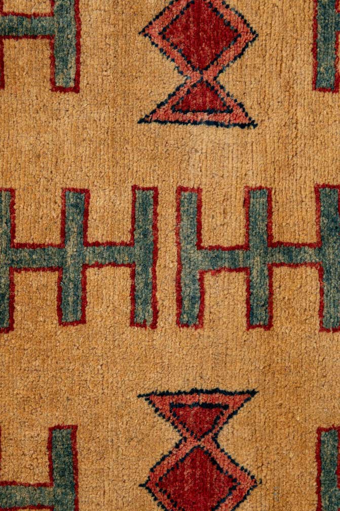 3' 4 x 5' 1 Hand Knotted Ziegler Wool Rug