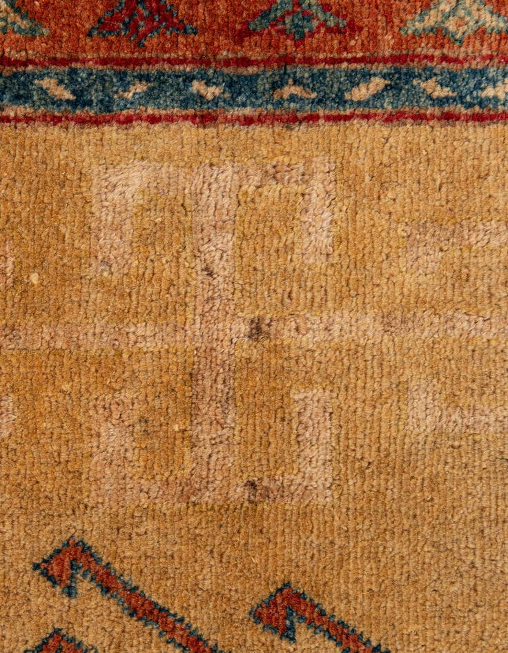 Detail image of 3' 4 x 5' 1  Hand Knotted Ziegler Wool Rug