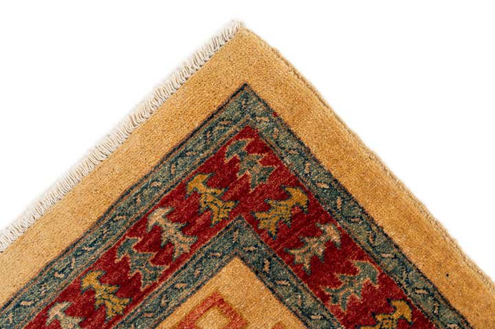 3' 5 x 5' 1 Hand Knotted Ziegler Wool Rug