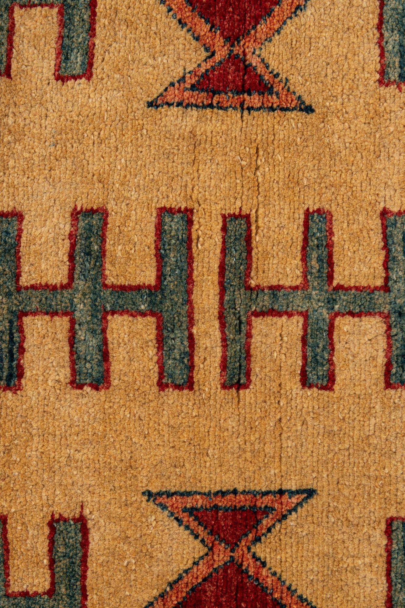 3' 5 x 5' 1 Hand Knotted Ziegler Wool Rug