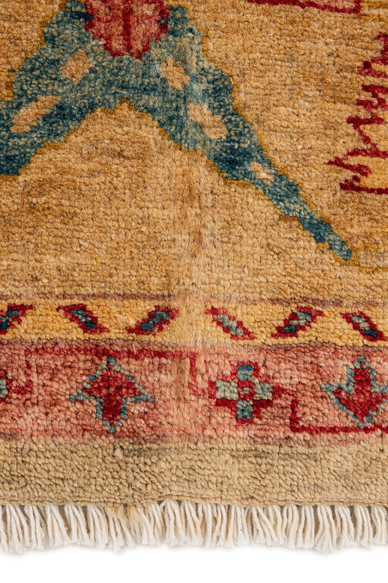 5' 2 x 7' 6 Hand Knotted Ziegler Wool Rug
