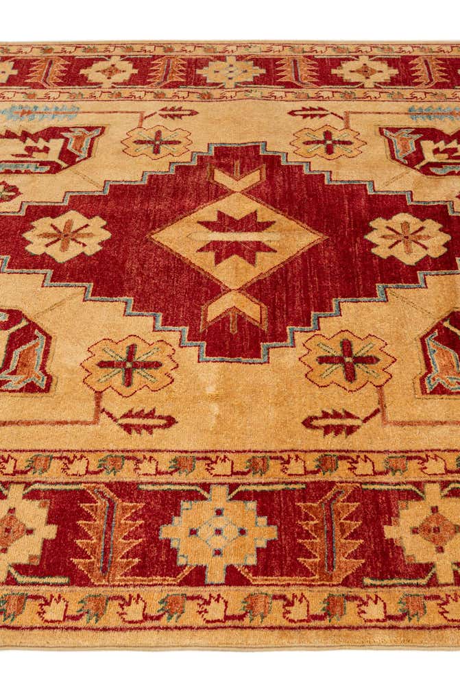 5' 8 x 7' 9 Hand Knotted Ziegler Wool Rug