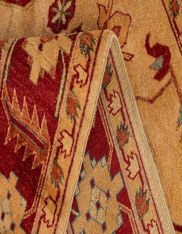 Detail image of 5' 8 x 7' 9  Hand Knotted Ziegler Wool Rug