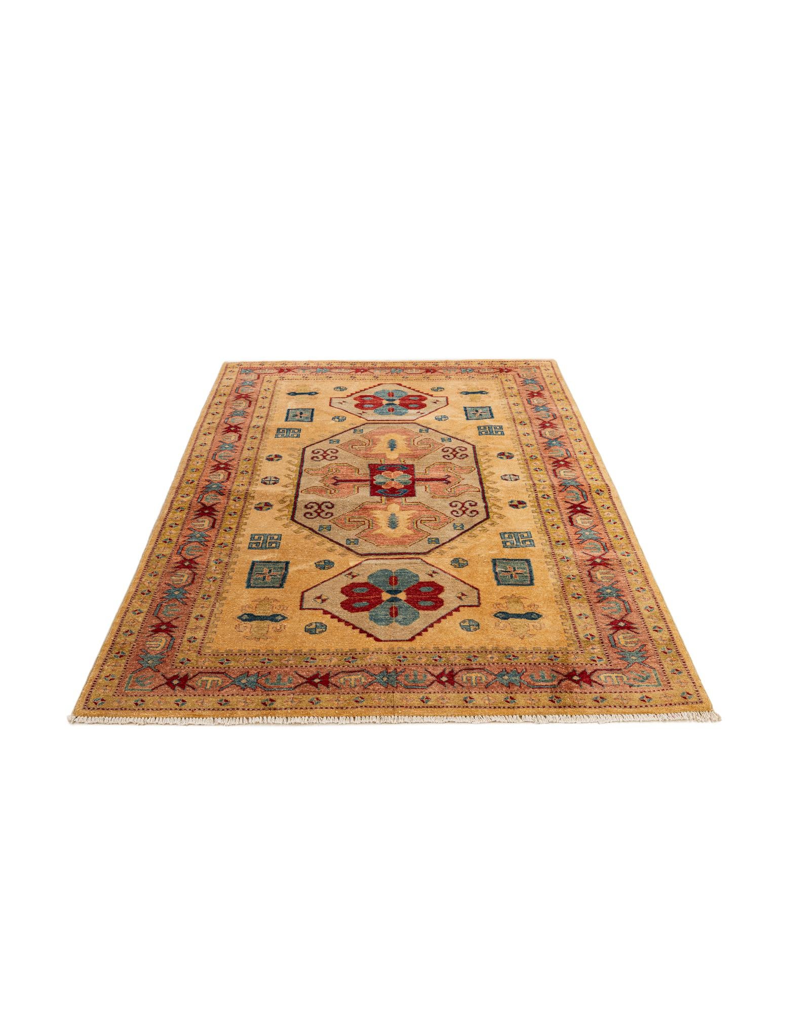 5' 2 x 7' 7 Hand Knotted Ziegler Wool Rug
