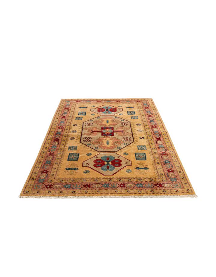5' 2 x 7' 7 Hand Knotted Ziegler Wool Rug