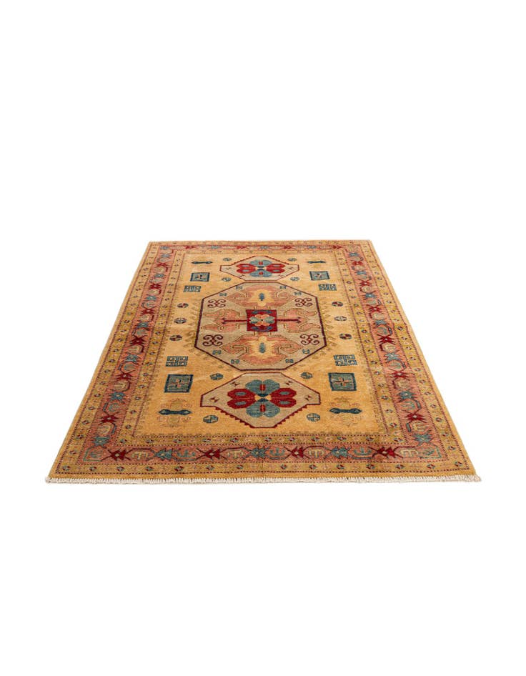 Detail image of 5' 2 x 7' 7 Hand Knotted Ziegler Wool Rug