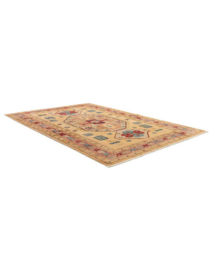 5' 2 x 7' 7 Hand Knotted Ziegler Wool Rug