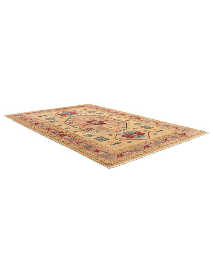 Detail image of 5' 2 x 7' 7 Hand Knotted Ziegler Wool Rug