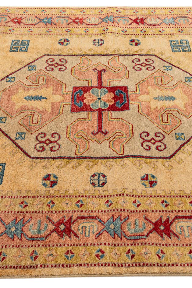 Detail image of 5' 2 x 7' 7 Hand Knotted Ziegler Wool Rug