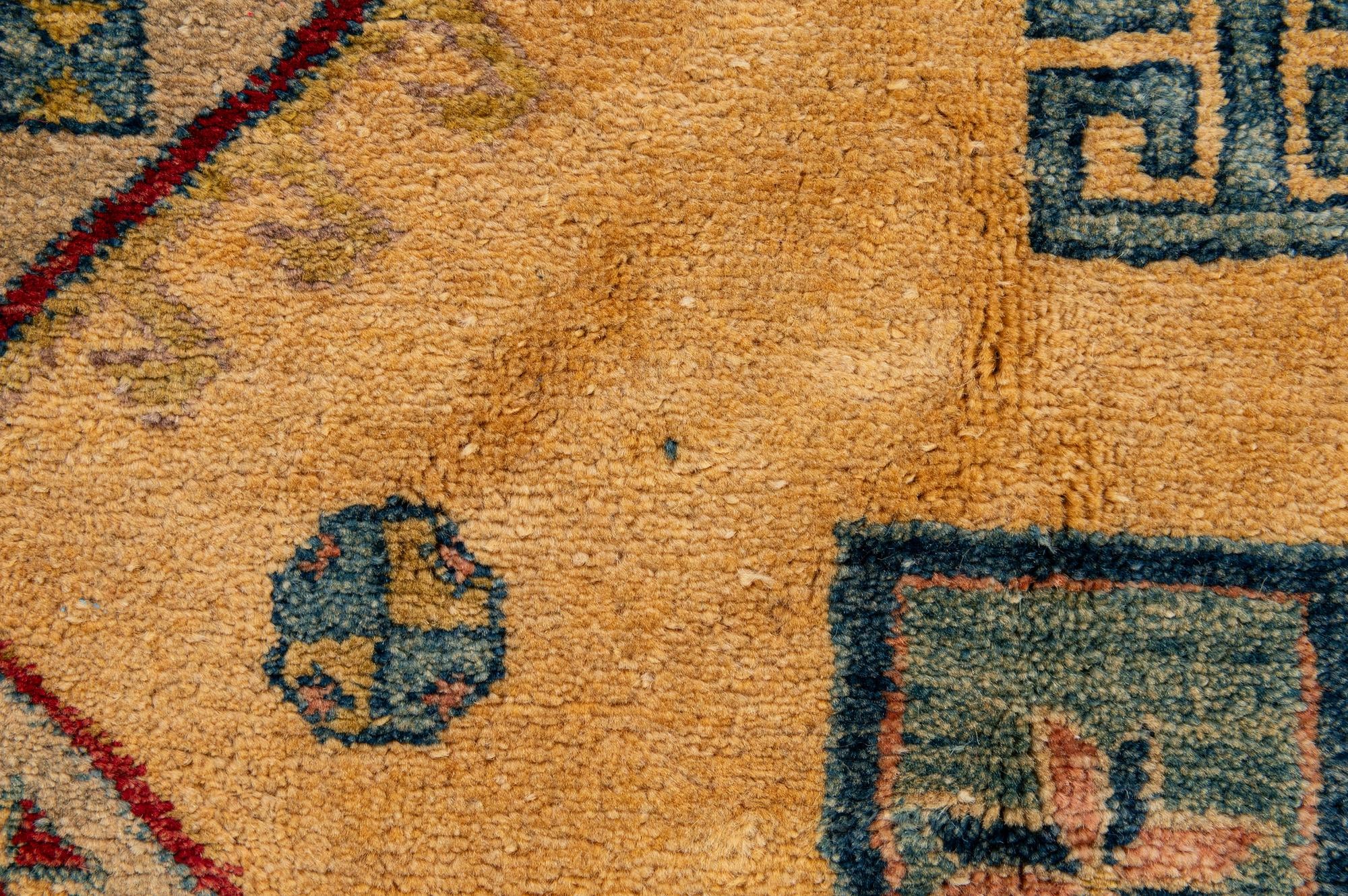 5' 2 x 7' 7 Hand Knotted Ziegler Wool Rug