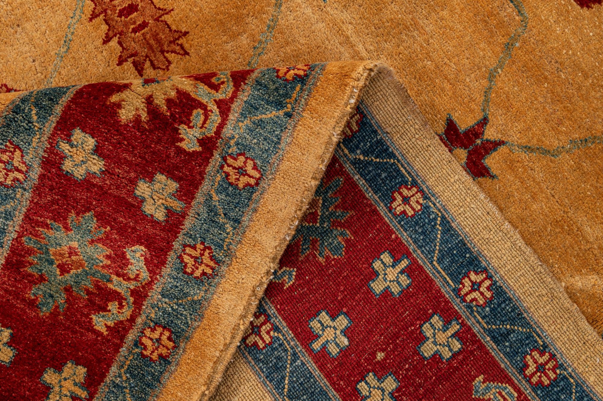 5' 9 x 7' 10 Hand Knotted Ziegler Wool Rug