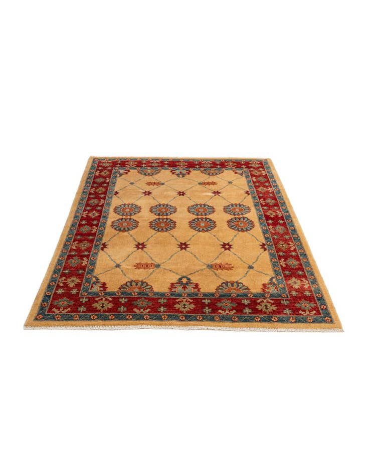 Detail image of 5' 7 x 7' 7  Hand Knotted Ziegler Wool Rug