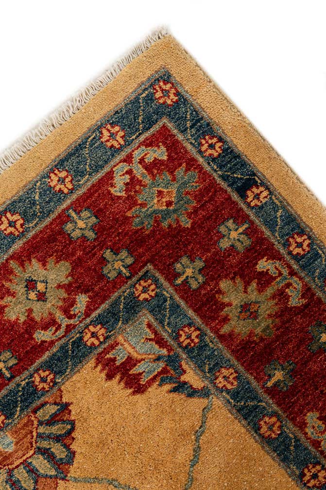 5' 7 x 7' 7 Hand Knotted Ziegler Wool Rug