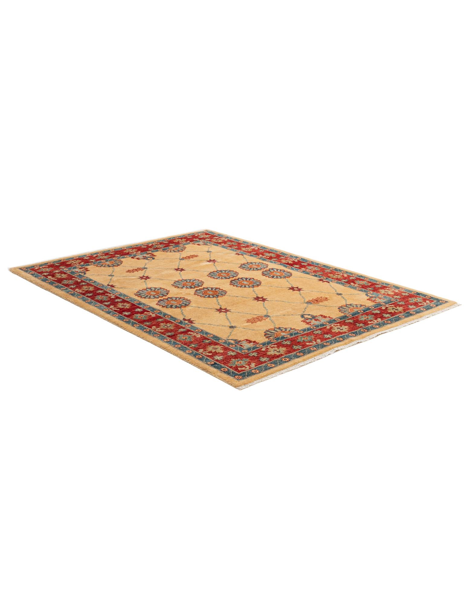 5' 7 x 7' 7 Hand Knotted Ziegler Wool Rug