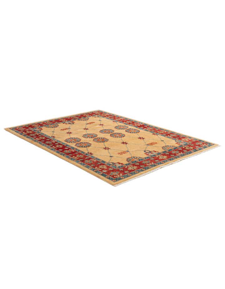 5' 7 x 7' 7 Hand Knotted Ziegler Wool Rug