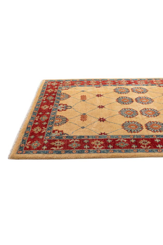 Detail image of 5' 7 x 7' 7 Hand Knotted Ziegler Wool Rug