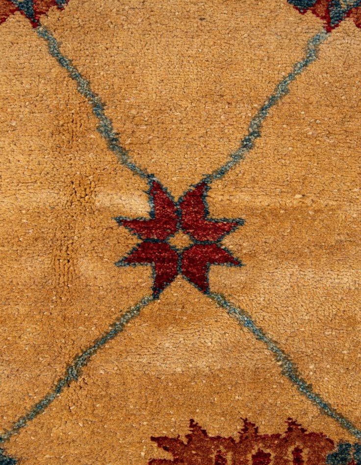 Detail image of 5' 7 x 7' 7  Hand Knotted Ziegler Wool Rug