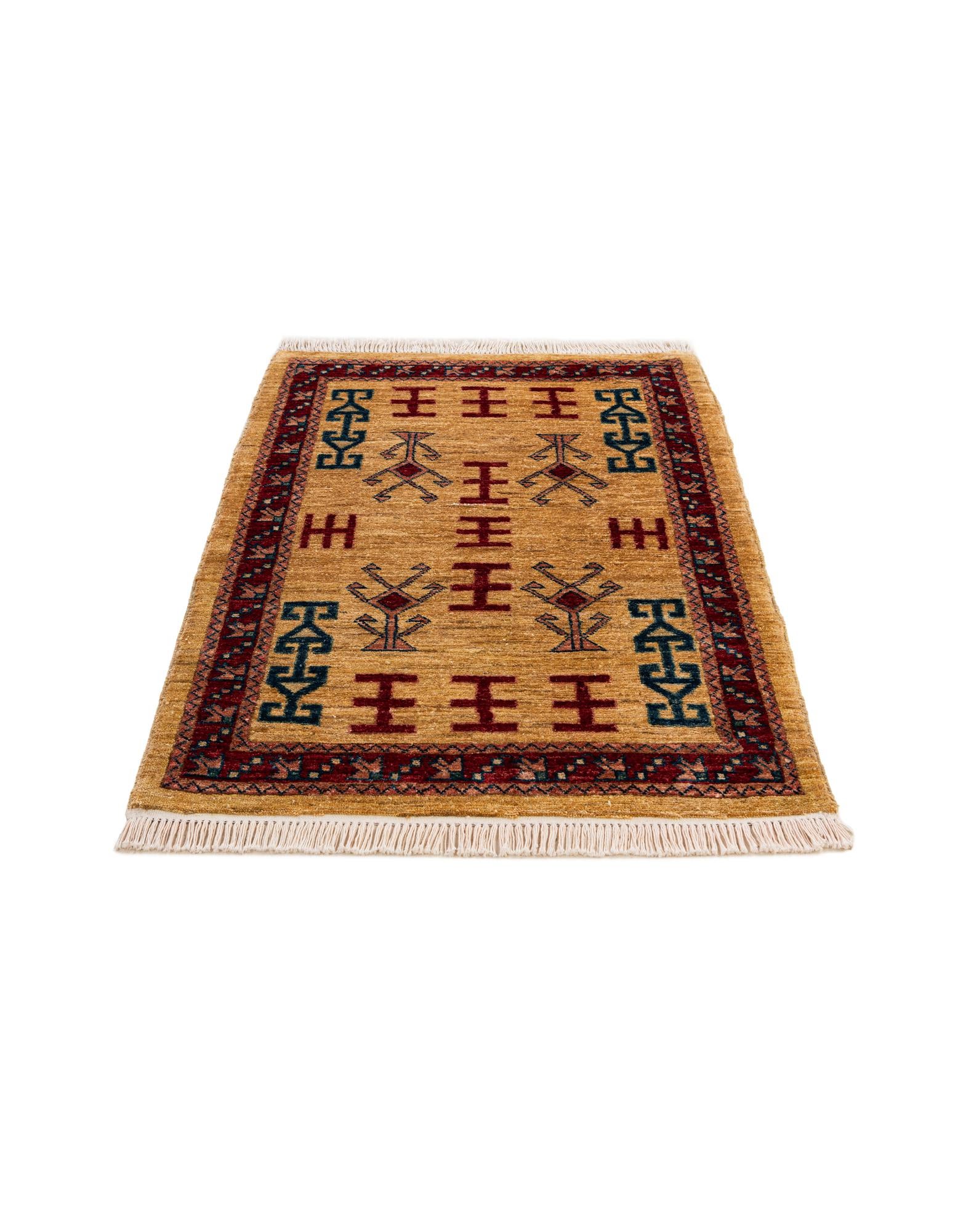 2' 7 x 3' 9 Hand Knotted Ziegler Wool Rug