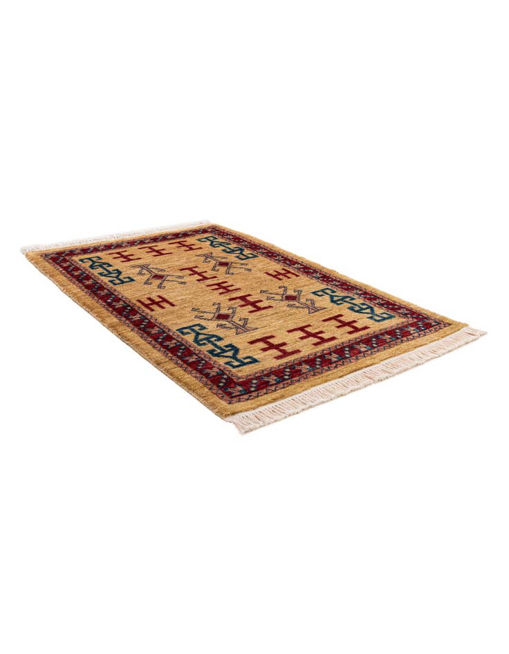 Detail image of 2' 7 x 3' 9 Hand Knotted Ziegler Wool Rug