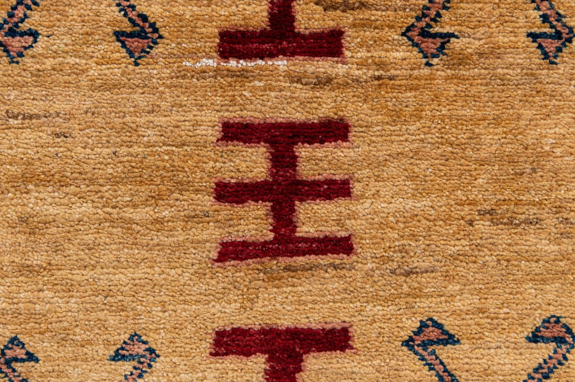 2' 7 x 3' 9 Hand Knotted Ziegler Wool Rug