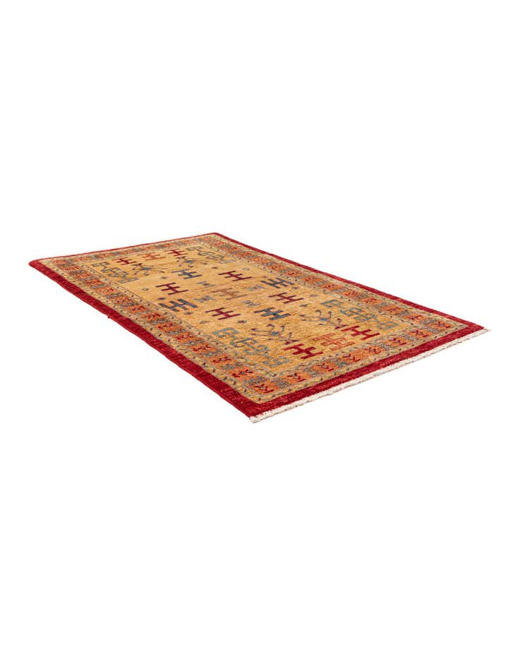 3' 3 x 5' 4 Hand Knotted Ziegler Wool Rug