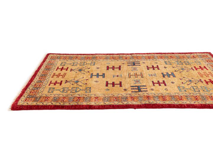 3' 3 x 5' 4 Hand Knotted Ziegler Wool Rug
