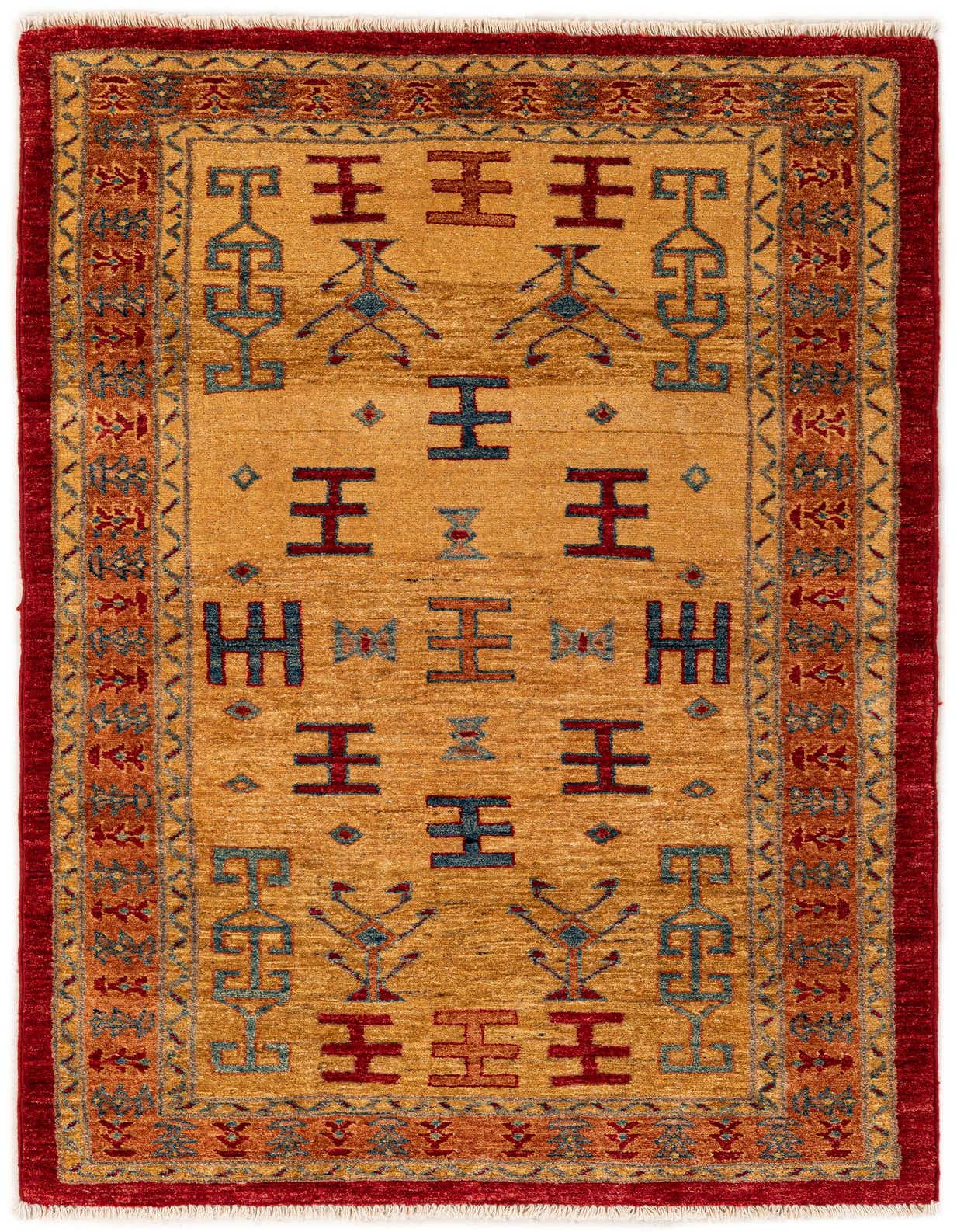 3' 3 x 5' 4 Hand Knotted Ziegler Wool Rug