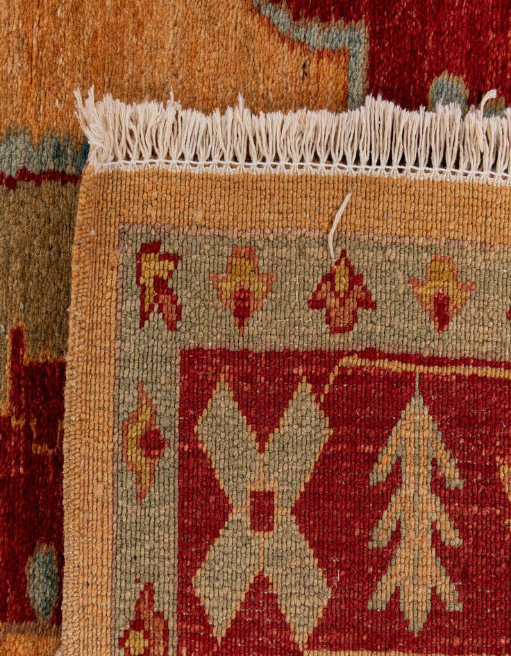 Detail image of 3' 6 x 4' 11  Hand Knotted Ziegler Wool Rug
