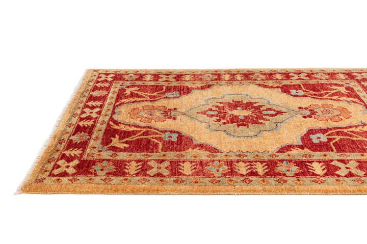 3' 6 x 4' 11 Hand Knotted Ziegler Wool Rug