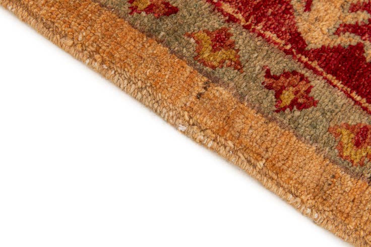Detail image of 3' 6 x 4' 11 Hand Knotted Ziegler Wool Rug