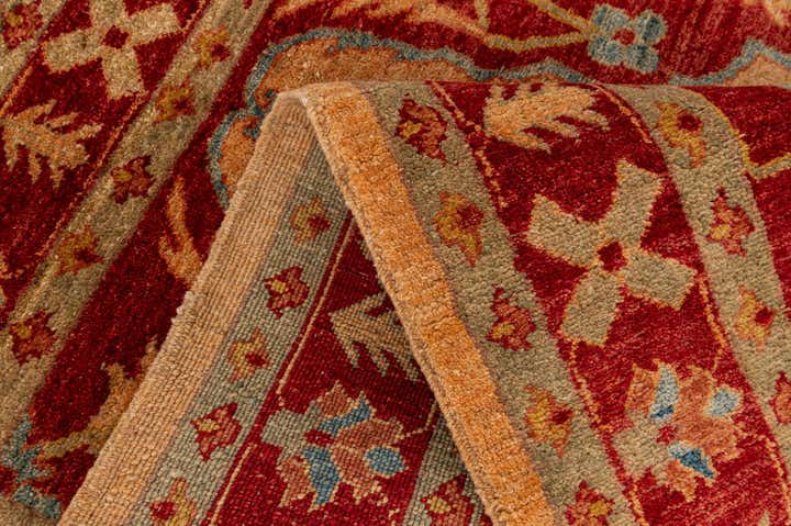 3' 6 x 4' 11 Hand Knotted Ziegler Wool Rug