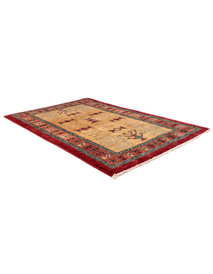 3' 3 x 4' 9 Hand Knotted Ziegler Wool Rug