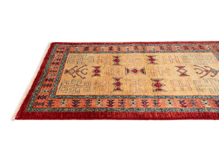 3' 3 x 4' 9 Hand Knotted Ziegler Wool Rug