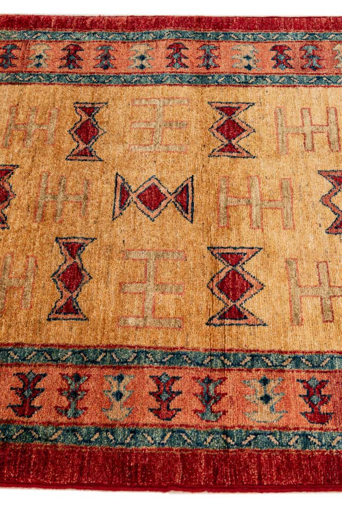 3' 3 x 4' 9 Hand Knotted Ziegler Wool Rug
