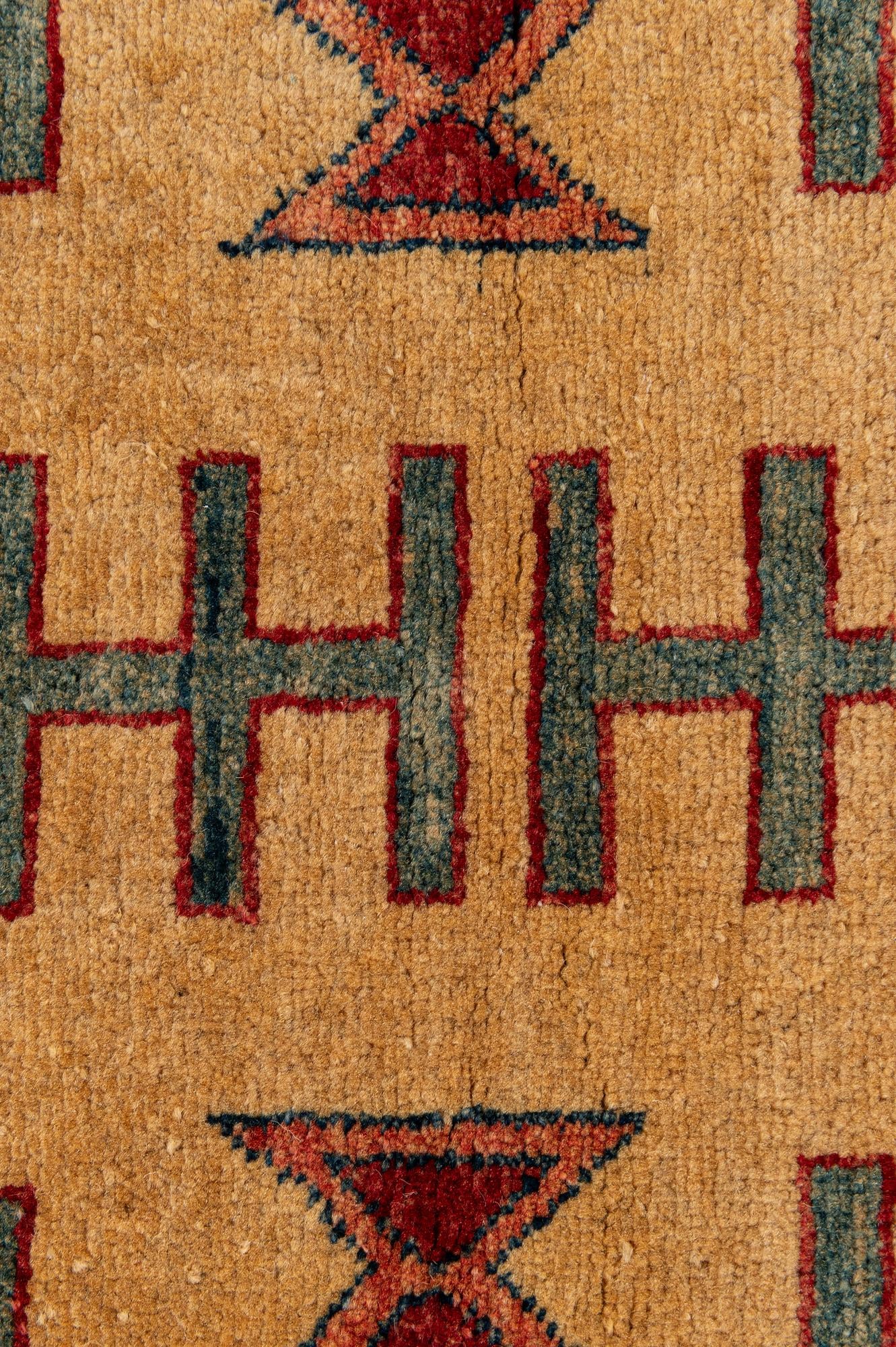3' 4 x 5' 1 Hand Knotted Ziegler Wool Rug