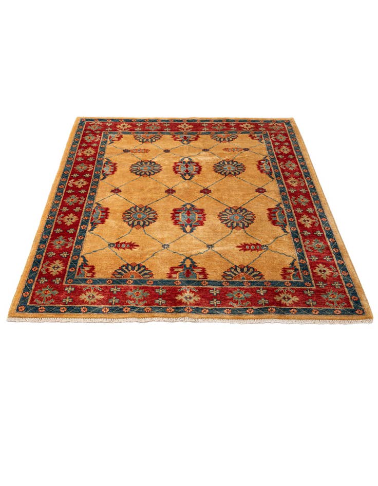 Detail image of 5' 8 x 7' 5 Hand Knotted Ziegler Wool Rug