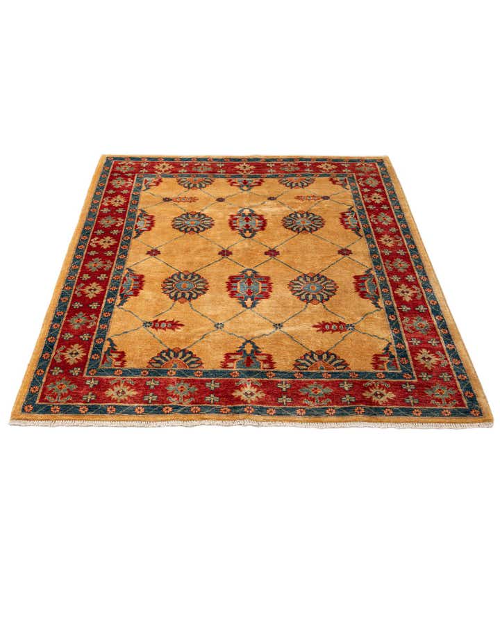 5' 8 x 7' 5 Hand Knotted Ziegler Wool Rug