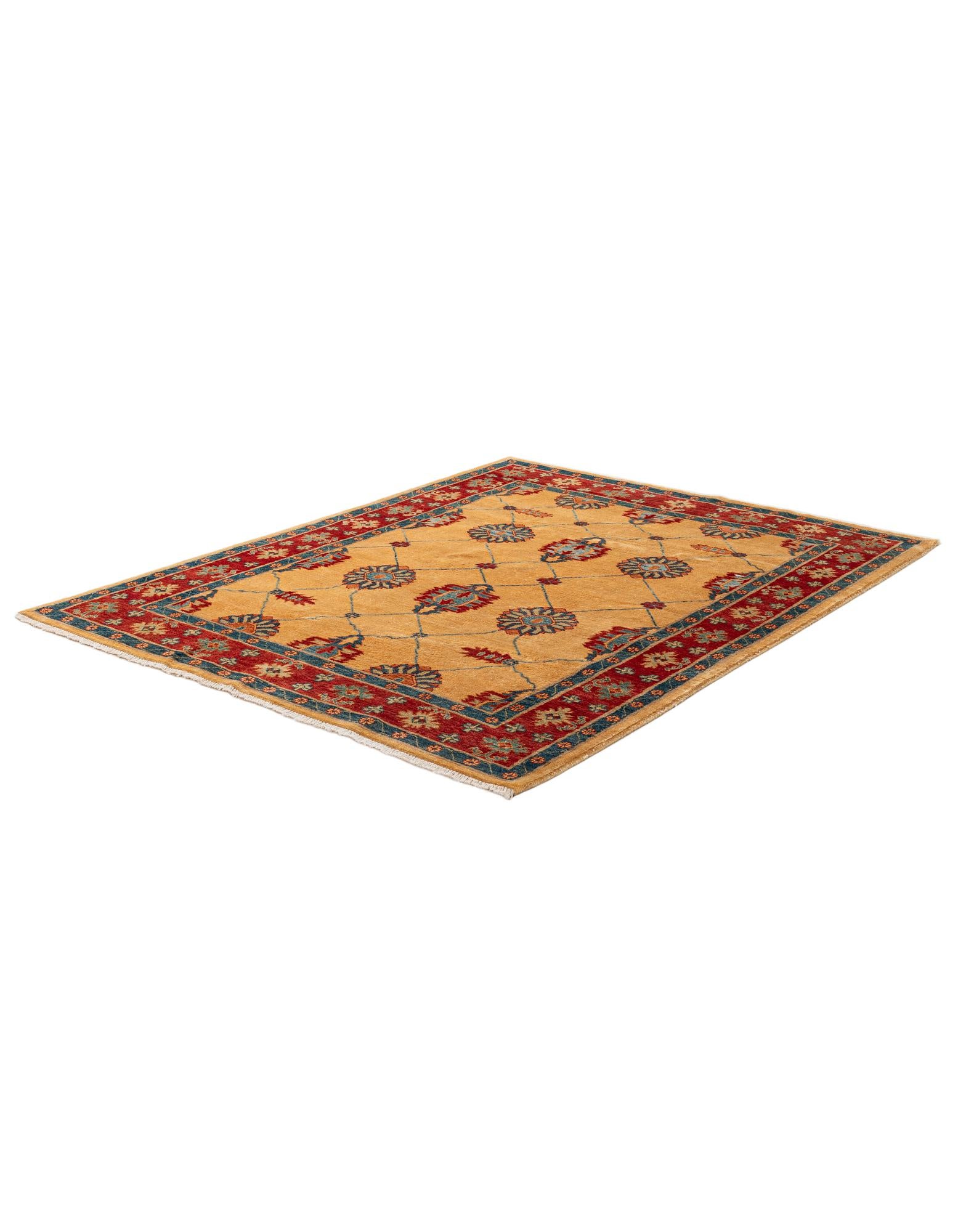 5' 8 x 7' 5 Hand Knotted Ziegler Wool Rug