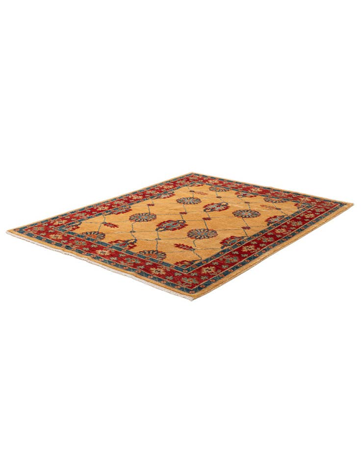 Detail image of 5' 8 x 7' 5 Hand Knotted Ziegler Wool Rug